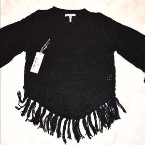 NEW Alexa Chenille Tassel Sweater